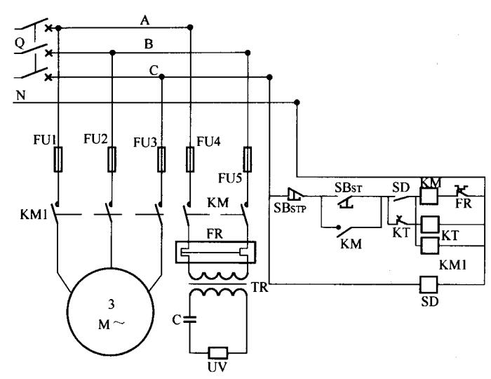 传送机运行保护电路