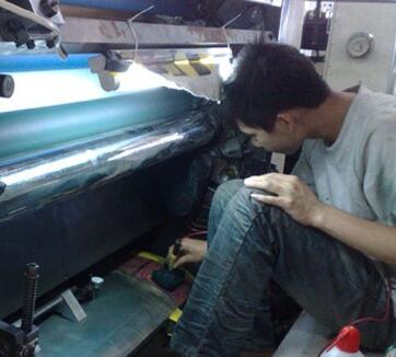 印刷机滚筒故障