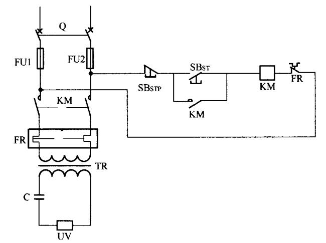 UV灯电源的基本电路