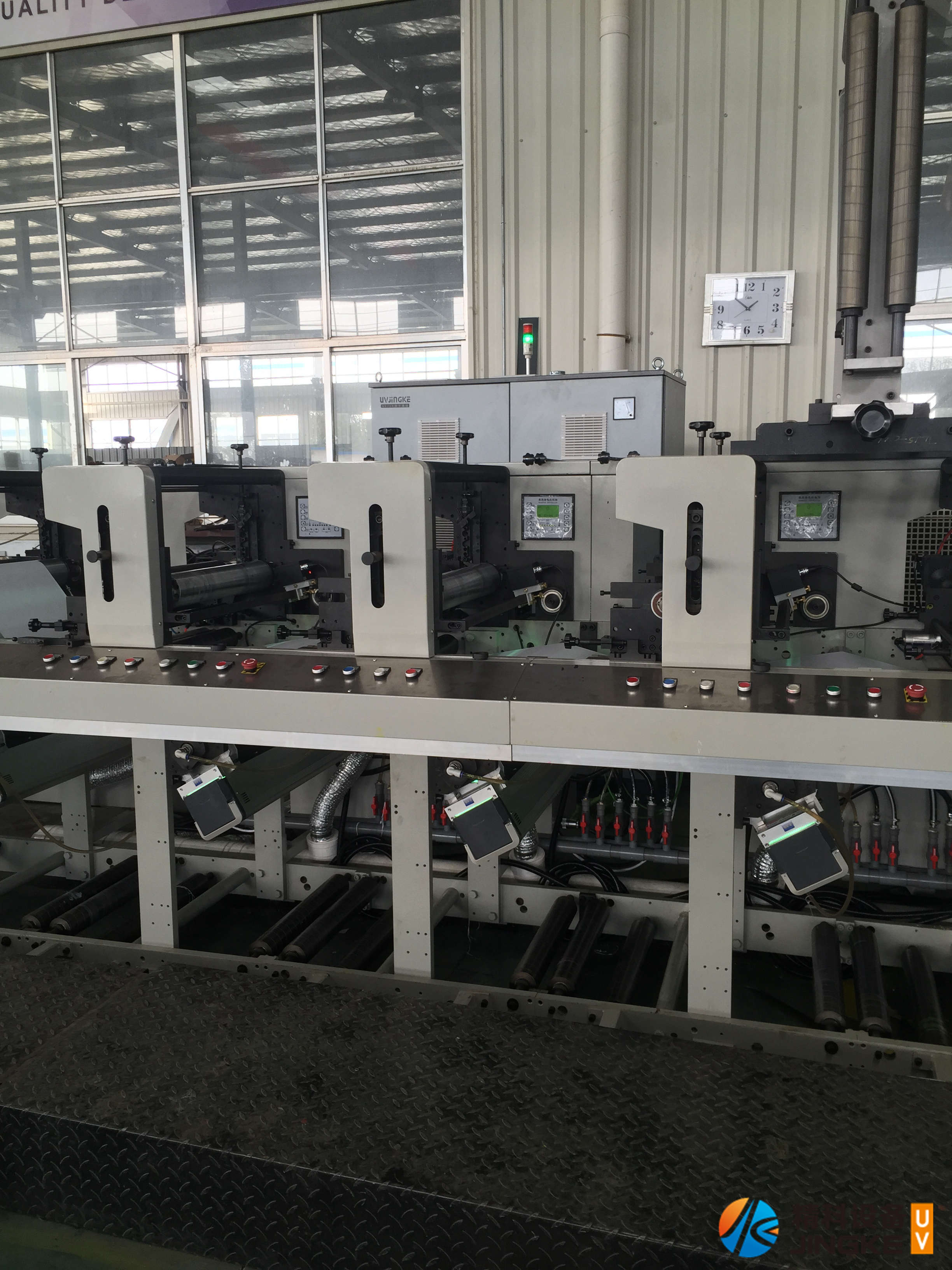 意高发柔印机加装UV1