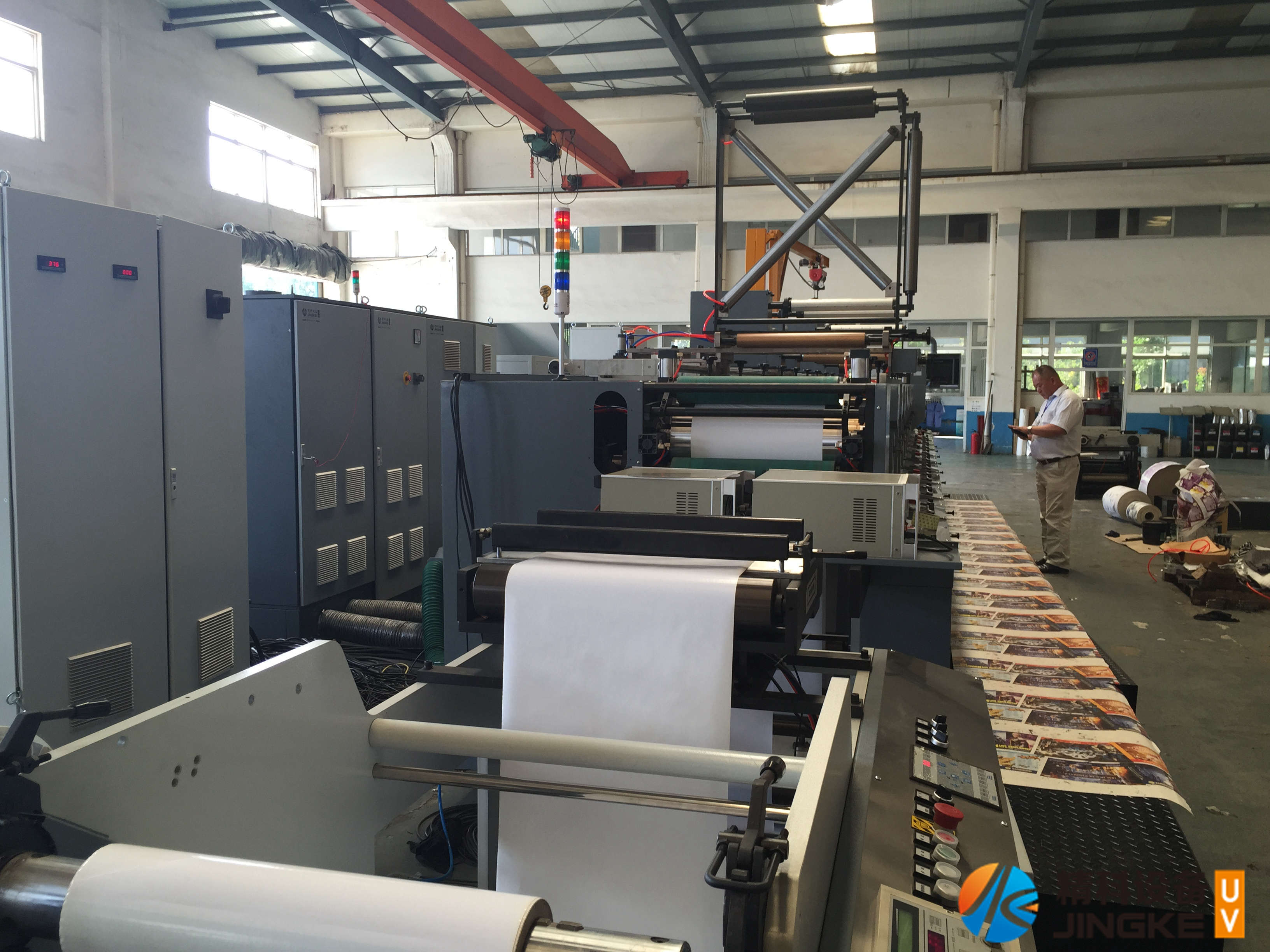 意高发柔印机加装UV2