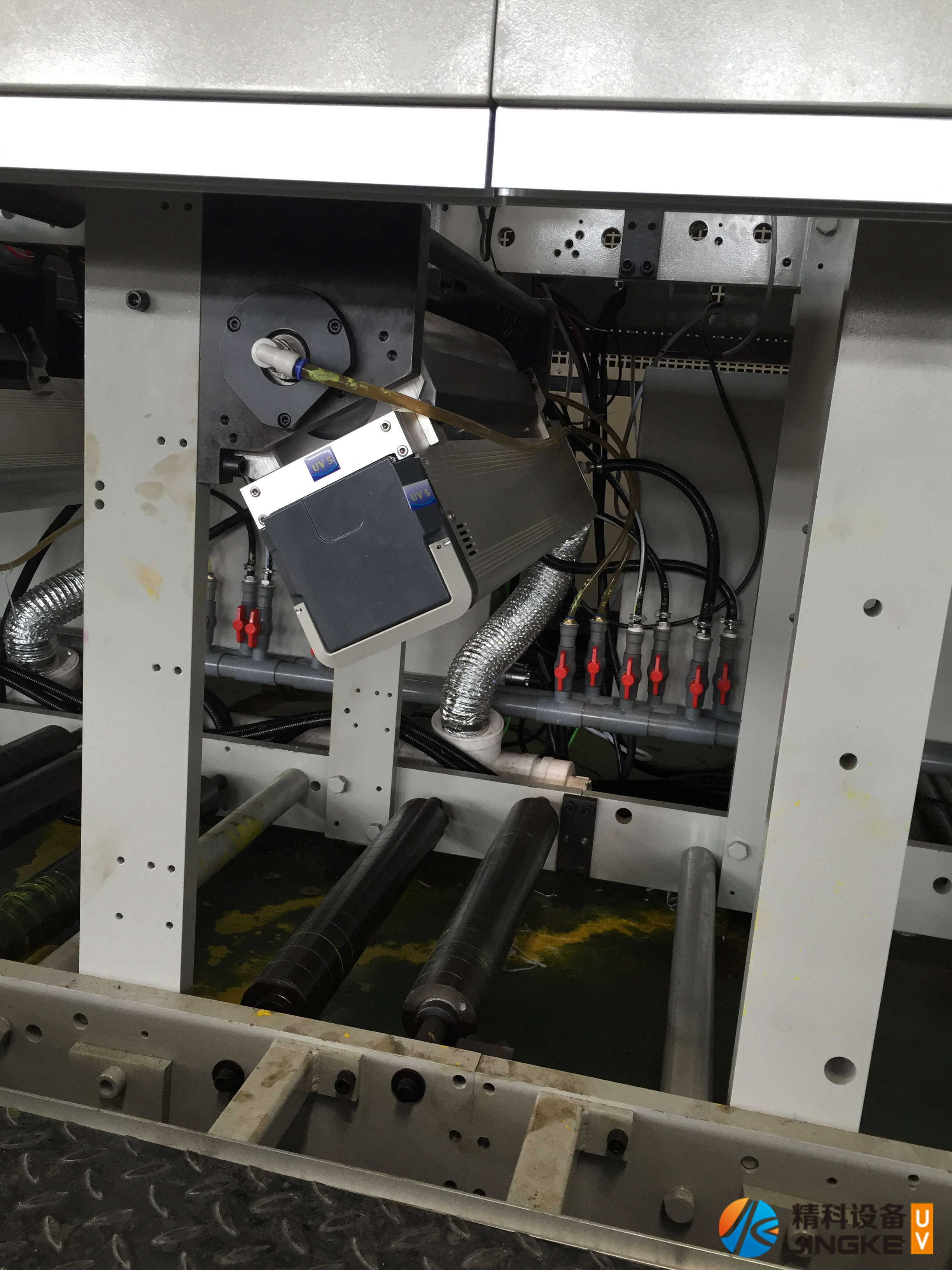 意高发柔印机加装UV4